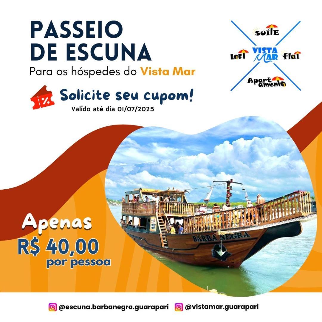 Apartamento Vista Mar 209 - 2 Quartos - Praia Do Morro - Predio Frente Mar - Varanda Com Vista Mar - Elevador - Atravessou A Avenida, Ja Esta Na Praia - Com Garagem - Internet غواراباري المظهر الخارجي الصورة
